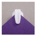 Office Jansan | Advantus 01220 40 Sheet Capacity Adhesive Back StikkiCLIPS - White (20/Pack) image number 3