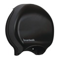Paper Towels and Napkins | Boardwalk R2000BKBW 11 in. x 6.25 in. x 12.25 in. Single Jumbo Toilet Tissue Dispenser - Black image number 2