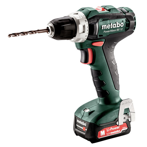 Drill Drivers | Metabo 601036520 12V PowerMaxx BS 12 Lithium-Ion Brushless Compact 3/8 in. Cordless Drill Driver Kit (2 Ah) image number 0