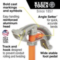 Wire & Conduit Tools | Klein Tools 51606 1/2 in. EMT Aluminum Conduit Bender with Angle Setter image number 1