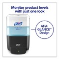 Bulk Savings Pricing 2 | PURELL 5034-01 ES4 4.88 in. x 8.8 in. x 11.38 in. 1,200 mL Push-Style Soap Dispenser - Graphite (1/Carton) image number 3