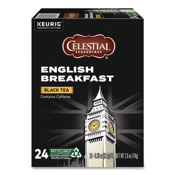 Celestial Seasonings Black Tea K-Cups - English Breakfast (24/Box)