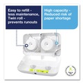New Year New Savings! Save $25 off $150 | Tork 473200 14.17 x 5.08 x 8.23 Elevation Coreless High Capacity Bath Tissue Dispenser - White image number 4