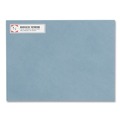 Office Jansan | Avery 05167 0.5 in. x 1.75 in. Easy Peel Address Labels with Sure Feed Technology for Laser Printers - White (80/Sheet, 100 Sheets/Box) image number 3