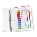 Office Jansan | Avery 11165 11 x 9.25 Customizable TOC Ready Index Multicolor Extra-Wide Tab Dividers - White (10-Pieces/Set) image number 3