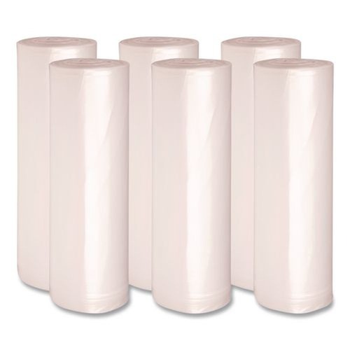 Trash Bags | Boardwalk V7658ENKR01 38 in. x 58 in. 60 gal. 19 mic High-Density Can Liners - Natural (150/Carton) image number 0