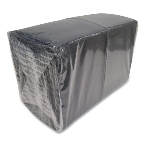 Cutlery | Morcon Paper VT522 9 in. x 9.5 in. 2-Ply Morsoft Beverage Napkins - Black (1000/Carton) image number 0