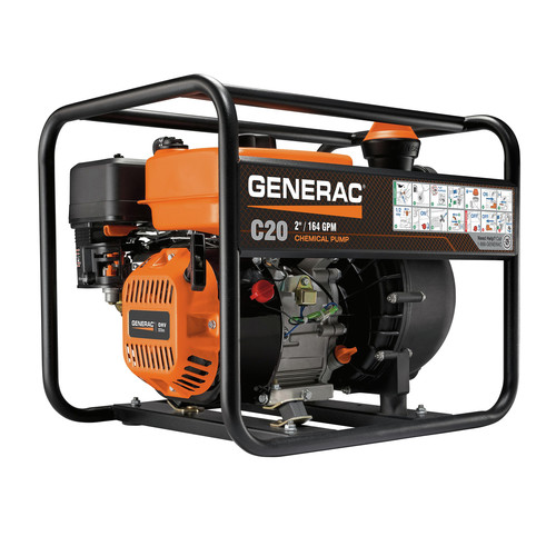 Fuel Pumps Flow Meters | Generac 7126 C20 2 in. Chemical Pump with Easy Prime Funnel image number 0