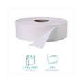Toilet Paper | Windsoft W2002 3.4 in. x 1000 ft. 2 Ply Septic Safe Jumbo Roll Bath Tissue - White (12 Rolls/Carton) image number 2