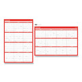 Calendars & Planners | Universal 71004 24 in. x 36 in. 12-Month (Jan-Dec 2026) Erasable Wall Calendar - White/Red Sheets image number 0
