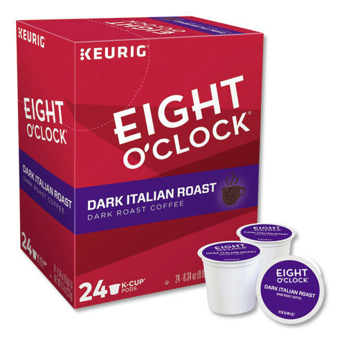 Office Jansan | Eight O'Clock 5000359068 Coffee K-Cups - Dark Italian Espresso (24/Box) image number 0