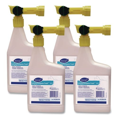 Cleaning & Janitorial Supplies | Suma 94266359 32 oz. Spray Bottle Dumpster Fresh Cleaner/Deodizer - Floral (4/Carton) image number 0