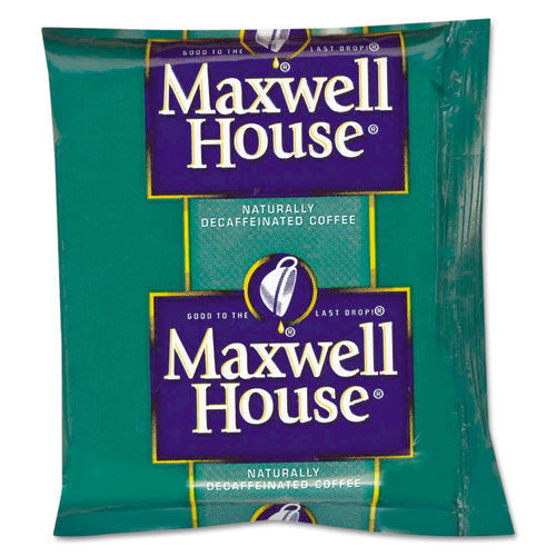 Maxwell House GEN390390 1.1 oz. Original Roast Decaf Coffee Fraction Pack (42/Carton) image number 0