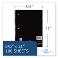 Notebooks & Pads | Roaring Spring 11015 11 in. x 8.5 in. 100-Sheets 1-Subject Medium/College Rule Wirebound Notebook - Assorted Cover Colors (24/Carton) image number 7