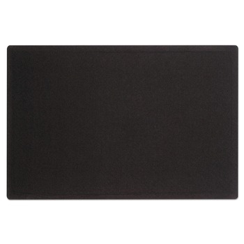 Quartet 48 in. x 36 in. Oval Office Fabric Board - Black Surface