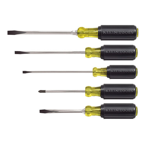 Hand Tool Sets | Klein Tools 85075 5-Piece Slotted and Phillips Screwdriver Set image number 0