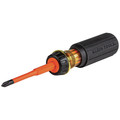 Klein Tools 32293 Flip-Blade 2-in-1 #2 Phillips Bit / 1/4 in. Slotted Bit Insulated Screwdriver image number 0