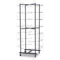 Office Filing Cabinets & Shelves | Champion Sports FBWR 26 in. x 28 in. x 81 in. 56 Football Helmet Rolling Rack - Black image number 0