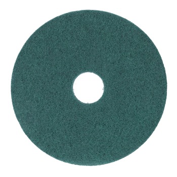 Boardwalk 13 in. Diameter Heavy-Duty Scrubbing Floor Pads - Green (5/Carton)