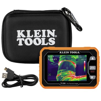 DIAGNOSTICS TESTERS | Klein Tools TI290 Rechargeable PRO 49000 Pixels Thermal Imaging Camera with Wi-Fi