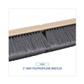 Cleaning & Janitorial Supplies | Boardwalk BWK20436 3 in. Flagged Polypropylene Bristles 36 in. Brush Floor Brush Head - Gray image number 3