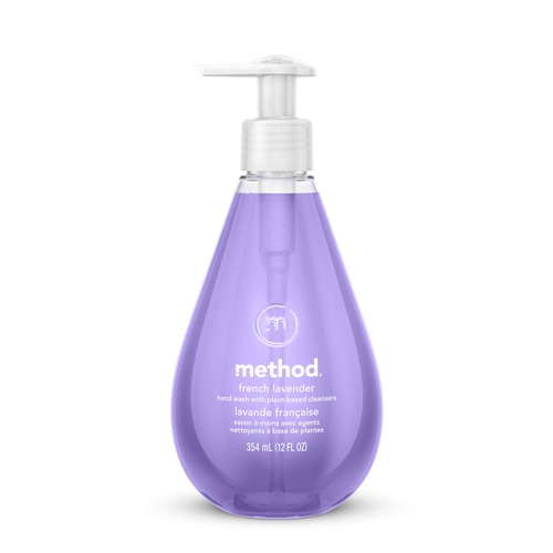 Hand Soaps | Method MTH00031 12 oz. Gel Hand Wash Pump Bottle - French Lavender (6/Carton) image number 0