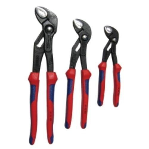  | Knipex 9K008005US 3-Piece Cobra Pliers Set with Comfort Handles image number 0
