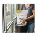 Cleaning Cloths | Gritt Commercial YE00120004PK Yellow Essentials Sanitizing Wipes, 5 x 8, Unscented, White, 2,000/Refill Bag, 4 Refill Bags/Carton image number 6