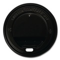Cups and Lids | Huhtamaki 89435 Dome Sipper Lids for 8 oz. Hot Cups - Black (1000/Carton) image number 2