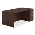 Office Desks & Workstations | Alera AE1NZK-S3672UF HRG 72 in. x 36 in. x 29 in. Seville Series Single Right Pedestal Desk - Mahogany image number 0