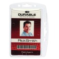 Office & Office Supplies | Durable 890519 Vertical/Horizontal Polystyrene Replacement Card Holder (10/Pack) image number 4