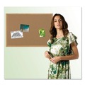 Office Jansan | MasterVision SB0420001233 36 in. x 24 in. Wood Frame Earth Cork Board - Tan/Oak image number 8