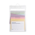 Office Furniture & Lighting | Smead 92064 14.25 in. x 24.25 in. Letter Size Cascading Wall Organizer - Blue/Clear/Gray/Green/Orange/Pink/Purple image number 3