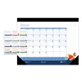 Calendars & Planners | House of Doolittle 139 22 in. x 17 in. 12-Month (Jan to Dec): 2026 Recycled Desk Pad Calendar - Illustrated Seasons Artwork, Black Binding/Corners image number 0