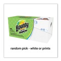 Paper Towels and Napkins | Bounty 34885PK 12.1 in. x 12 in. 1-Ply Quilted Napkins - Assorted Print or White (200/Pack) image number 1