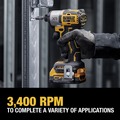 Certified Refurbished Deal Days | Factory Reconditioned Dewalt DCF845D1E1R 20V MAX XR Lithium-Ion Brushless 3-Speed 1/4 in. Cordless Impact Driver Kit with POWERSTACK (1.7 Ah/2 Ah) image number 12