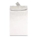 Envelopes & Mailers | Survivor QUAR4200 Tyvek 10 x 13 18 lb. Heavyweight Square Flap Open End Expansion Mailers - White (100/Carton) image number 1