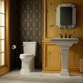 Fixtures | American Standard 2817.128.222 FloWise Elongated 1-Piece Floor Mount Toilet (Linen) image number 1