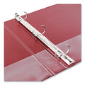 Office Jansan | Avery 03310 1 in. Capacity 11 x 8.5 Economy Non-View Binder with 3 Round Rings - Red image number 3