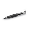 Office Jansan | BIC RLC11 BLK Gel-ocity 0.7 mm Medium Gel Pen - Black Ink/Translucent Black Barrel (1-Dozen) image number 4