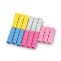 Pens | Tatco 19711 1.75 in. Long Ribbed Pencil Cushions - Assorted Colors (1-Set) image number 0