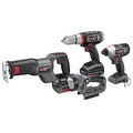Combo Kits | Factory Reconditioned Porter-Cable PCL418IDC-2R Tradesman 18V Cordless Lithium-Ion 4-Tool Combo Kit image number 0
