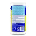 Cleaning & Janitorial Supplies | LYSOL Brand 19200-77182 7 in. x 7.25 in. 1-Ply Disinfecting Wipes - Lemon and Lime Blossom, White (80 Wipes/Canister) image number 4