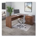 Cleaning & Janitorial Supplies | Deflecto CM23140SPR6COM 48 in. x 36 in.  SuperGrip Rectangular Chair Mat - Clear image number 5