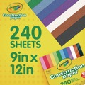 Paper & Printables | Crayola 99-3200 9 in. x 12 in. Construction Paper - Assorted Colors image number 1