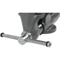 Vises | Wilton 28839 Machinist 8 in. Jaw Round Channel Vise with Stationary Base image number 5