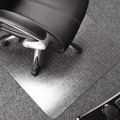 Office Jansan | Floortex ER1113423ER 48 in. x 53 in. Cleartex Ultimat Polycarbonate Chair Mat for Low/Medium Pile Carpet - Clear image number 4