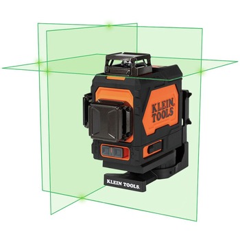 MEASURING TOOLS | Klein Tools 93PLL Lithium-Ion Cordless Self-Leveling Planar Green Laser Level - Green Laser