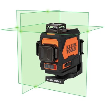 LASER DISTANCE MEASURERS | Klein Tools 93PLL Lithium-Ion Cordless Self-Leveling Planar Green Laser Level - Green Laser