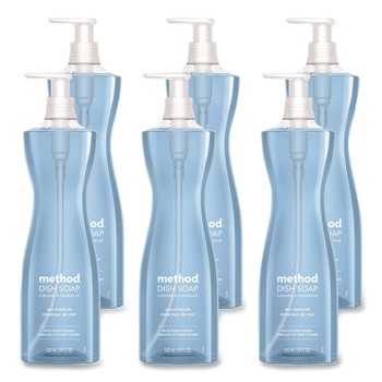 Method 18 oz Dish Soap Pump - Sea Minerals Scent (6/Carton)